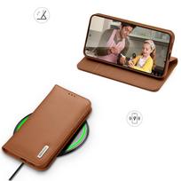 flip telefonai - Dux Ducis "Hivo Case with Flip and RFID Protection Galaxy S25 Edge" Brown - 5 nuotrauka