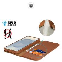 flip telefonai - Dux Ducis "Hivo Case with Flip and RFID Protection Galaxy S25 Edge" Brown - 8 nuotrauka