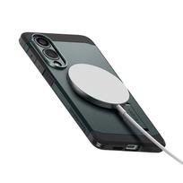 spigen s25 magsafe - Spigen Tough Armor MagSafe dėklas Samsung Galaxy S25 Edge - Žalias/Juodas (Green/Black) - 3 nuotrauka