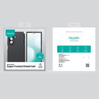 su samsung galaxy - Nillkin "Super Frosted FOLD Magnetic Pen Slot Back Cover for Samsung Galaxy Z Fold 7" Juodas (Black) - 2 nuotrauka