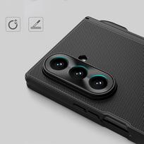 su samsung galaxy - Nillkin "Super Frosted FOLD Magnetic Pen Slot Back Cover for Samsung Galaxy Z Fold 7" Juodas (Black) - 4 nuotrauka