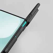su samsung galaxy - Nillkin "Super Frosted FOLD Magnetic Pen Slot Back Cover for Samsung Galaxy Z Fold 7" Juodas (Black) - 5 nuotrauka
