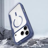 iphone 17 pro max deklas melynas - Dėklas Dux Ducis Skin X Pro skirtas Apple iPhone 17 Pro Max, suderinmas su MagSafe – mėlynos spalvos - 4 nuotrauka
