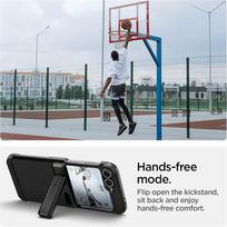 z flip6 - Spigen "Tough Armor Pro MagSafe Case for Samsung Galaxy Z Flip 7 FE" Juodas (Black) - 4 nuotrauka