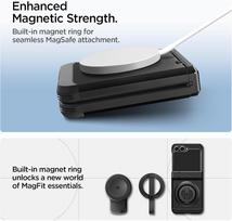 z flip6 - Spigen "Tough Armor Pro MagSafe Case for Samsung Galaxy Z Flip 7 FE" Juodas (Black) - 5 nuotrauka