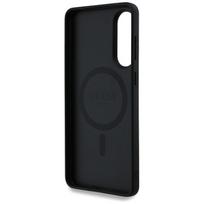 telefonas samsung s25 edge - Guess "4G Ring Classic Logo MagSafe Case Galaxy S25 Edge" Black - 3 nuotrauka