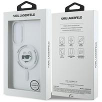 head edge - Karl Lagerfeld "Button Choupette Head Printed Logo MagSafe Galaxy S25 Edge" White - 2 nuotrauka