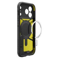 iphone telefonai - Spigen Tough Armor "T" MagSafe dėklas skirtas Apple iPhone 17 Pro Max - Juodas (Black) - 3 nuotrauka