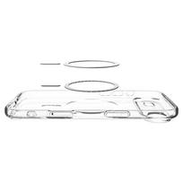 iphone air spigen - Spigen Ultra Hybrid MagSafe dėklas iPhone 17 Air - Skaidrus pilkas - 2 nuotrauka