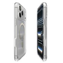 iphone 17 pro spigen - Spigen Ultra Hybrid MagSafe Case for iPhone 17 Pro Max - Transparent Gold - 4 nuotrauka