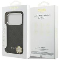 iphone deklas - Guess 4G MagSafe dėklas Apple iPhone 17 Pro Juodas (Black) - 2 nuotrauka