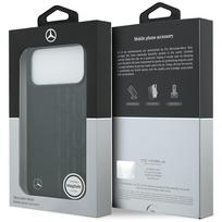 odinis iphone deklas - Mercedes Leather Laurel Leaves MagSafe dėklas skirtas Apple iPhone 17 Pro Max juodos spalvos - 2 nuotrauka