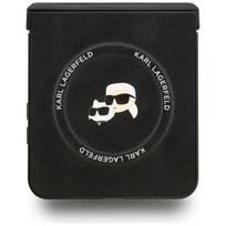 flip 7 deklas - Karl Lagerfeld Karl&Choupette Pins MagSafe dėklas skirtas Samsung Galaxy Z Flip 7 - Juodas (Black) - 5 nuotrauka