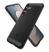 samsung telefonai - Spigen Rugged Armor Dėklas Samsung Galaxy S25 FE Matinė Juoda (Matte Black) - 3 nuotrauka
