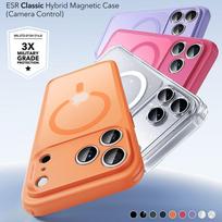 apple telefono dekliukai - ESR Classic Hybrid MagSafe dėklas skirtas Apple iPhone 17 Pro Max - Skaidrus oranžinis (Clear Orange) - 4 nuotrauka