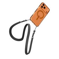 iphone 17 pro spigen - Spigen "Ultra Hybrid MagSafe" dėklas Apple iPhone 17 Pro Max - Skaidrus Oranžinis (Clear Orange) - 2 nuotrauka
