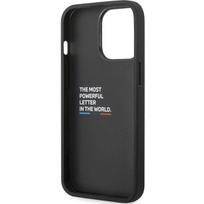 iphone 13 pro max deklai - BMW "Leather Carbon iPhone 13 Pro Max" Black - 3 nuotrauka