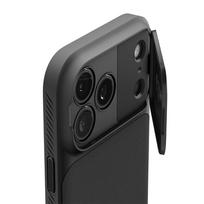 iphone telefonai - Spigen Optik Armor MagSafe Case for Apple iPhone 17 Pro Max - Juodas (Black) - 6 nuotrauka