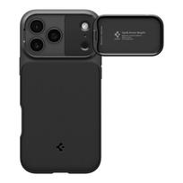 iphone telefonai - Spigen Optik Armor MagSafe Case for Apple iPhone 17 Pro Max - Juodas (Black) - 9 nuotrauka