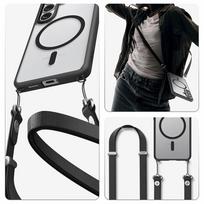 s24 ultra spigen - Spigen Ultra Hybrid Mag MagSafe dėklas skirtas Samsung Galaxy S26 Skaidrus Juodas (Clear Black) - 2 nuotrauka