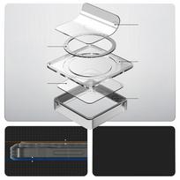 s24 ultra spigen - Spigen Ultra Hybrid Mag MagSafe dėklas skirtas Samsung Galaxy S26 Skaidrus Juodas (Clear Black) - 6 nuotrauka