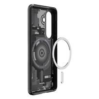 samsung telefonas - Spigen Ultra Hybrid Mag MagSafe Dėklas Samsung Galaxy S26+ Zero One - Skaidrus Juodas (Clear Black) - 15 nuotrauka