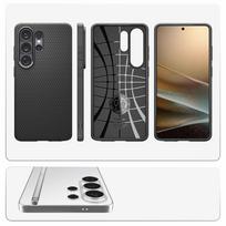 samsung telefonai - Dėklas Spigen Liquid Air Samsung Galaxy S26 Ultra - Juodas (Black) - 7 nuotrauka
