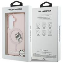 telefonai samsung rozinis - Karl Lagerfeld IML „Peekaboo Choupette MagSafe“ dėklas, skirtas „Samsung Galaxy S26“, rožinis - 2 nuotrauka