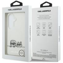 apple telefono dekliukai - Karl Lagerfeld IML K&CH Peekaboo Logo Magnetic dėklas skirtas Apple iPhone Samsung Galaxy S26+ baltos spalvos - 2 nuotrauka