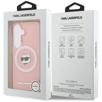 samsung galaxy s26 plus - „Karl Lagerfeld IML Repeated Choupette MagSafe“ dėklas, skirtas „Samsung Galaxy S26 Plus“, rožinis - 2 nuotrauka