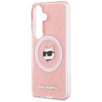 samsung galaxy s26 plus - „Karl Lagerfeld IML Repeated Choupette MagSafe“ dėklas, skirtas „Samsung Galaxy S26 Plus“, rožinis - 4 nuotrauka