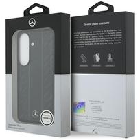 strip juosteles - Mercedes 15 000 lauro lapų vertikalių juostelių „MagSafe“ dėklas, skirtas „Samsung Galaxy S26“, juodas - 2 nuotrauka