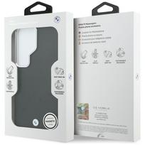 s26 ultra deklas - BMW Signature PU Leather Metal Logo Magnetic dėklas skirtas Samsung Galaxy S26 Ultra juodos spalvos - 2 nuotrauka