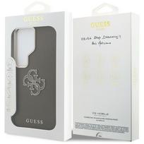 s26 ultra deklas - Guess PU 4G Resin Metal Logo dėklas skirtas Samsung Galaxy S26 Ultra rudos spalvos - 2 nuotrauka