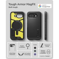 google pixel 10a - Spigen Tough Armor Mag MagSafe dėklas Google Pixel 10A Juodas (Black) - 6 nuotrauka