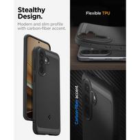 telefonai samsung galaxy - Dėklas Spigen Rugged Armor Samsung Galaxy A57 5G - Juodas (Black) - 2 nuotrauka