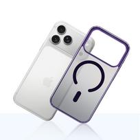 iphone 17 violetine - Apple iPhone 17 Pro - 3mk Frosty MagCase Violetinė - 7 nuotrauka