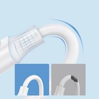 usb c to usb a white - Joyroom S-UC027A9 USB-A į USB-C kabelis 1m Baltas (White) - 7 nuotrauka