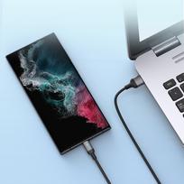 usb type c laidas 3a 2m - Joyroom S-UC027A10 3A 1.2m Black - 3 nuotrauka