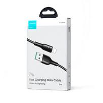 led usb laidas - Joyroom Premium Series A13 USB-A / Lightning 2.4A kabelis 2 m Juodas (Black) - 3 nuotrauka