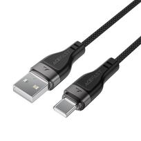 usb c kabelis - Acefast C11-04 USB-A į USB-C 3A kabelis 1,2 m Magnetinė pynė Juodas (Black) - 8 nuotrauka