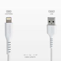lightning usb a laidas - SBS cable USB - Lightning 1m, white | 8018417327438 - 3 nuotrauka