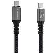 thunderbolt - Wozinsky WPS-UY41S USB-C Thunderbolt 4 kabelis 240W 1m 4K - Juodas (Black) - 10 nuotrauka