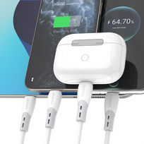 usb c i usb c 2m - Dudao L25SC USB-C į USB-C kabelis 60W 2m Baltas (White) - 2 nuotrauka