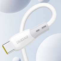 usb c i usb c 2m - Dudao L25SX USB-C į Lightning kabelis 30W 2m Baltas (White) - 3 nuotrauka