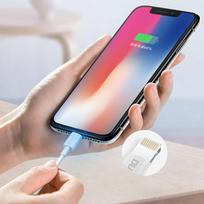 usb a to lightning iphone - Dudao L1L USB to Lightning data charging cable 3A 1m White - 6 nuotrauka