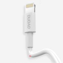 usb a to lightning iphone - Dudao L1L USB to Lightning data charging cable 3A 1m White - 8 nuotrauka