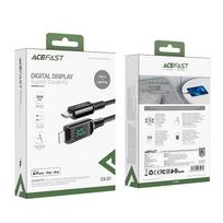 usb c pakrovejas - Acefast C6-01 C Black - 3 nuotrauka