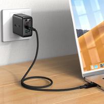 usb c pakrovejas - Acefast C6-01 C Black - 4 nuotrauka