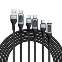 greito ikrovimo laidas - Dudao L7MaxL USB Type C cable to Lightning Fast Charging PD 20W Black - 2 nuotrauka
